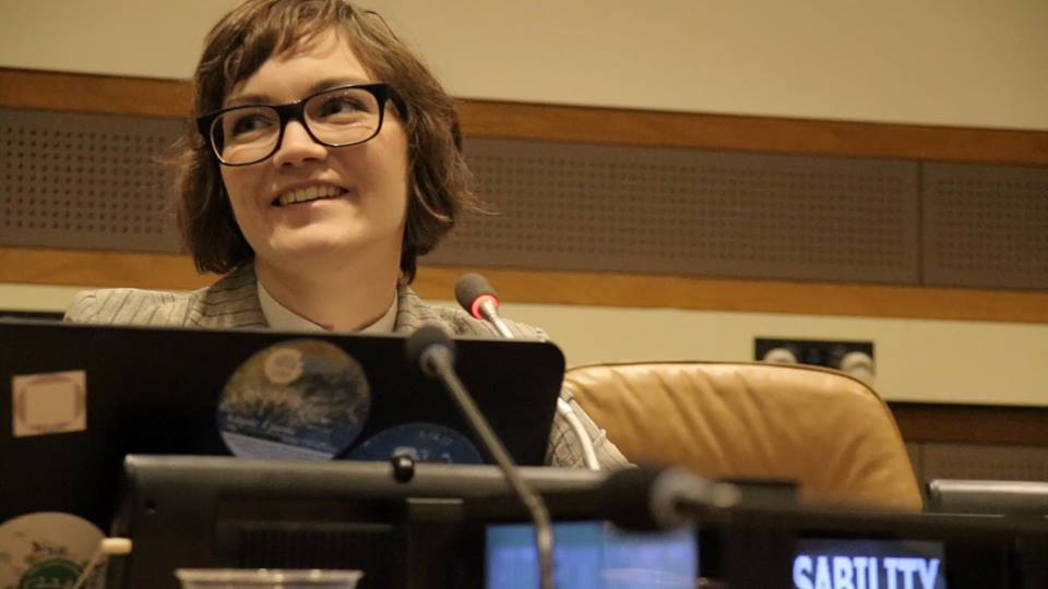 Ольга Фразе-Фразенко презентує фільм штаб квартирі ООН у Нью-Йорку