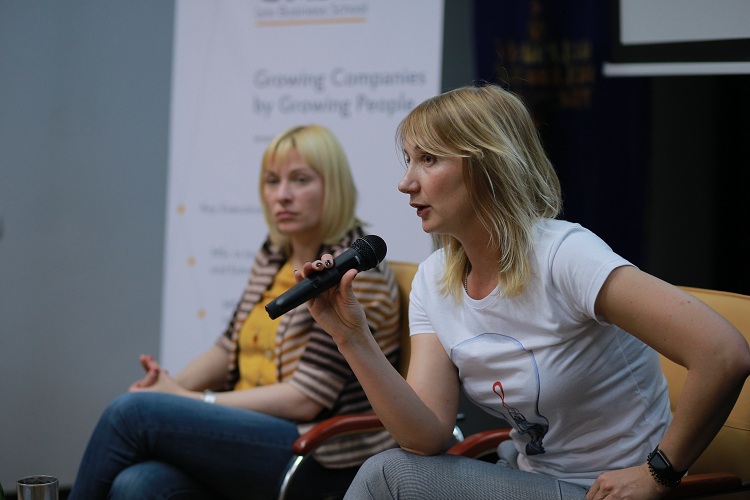 Olga Rudneva and Olesya Zhulynska